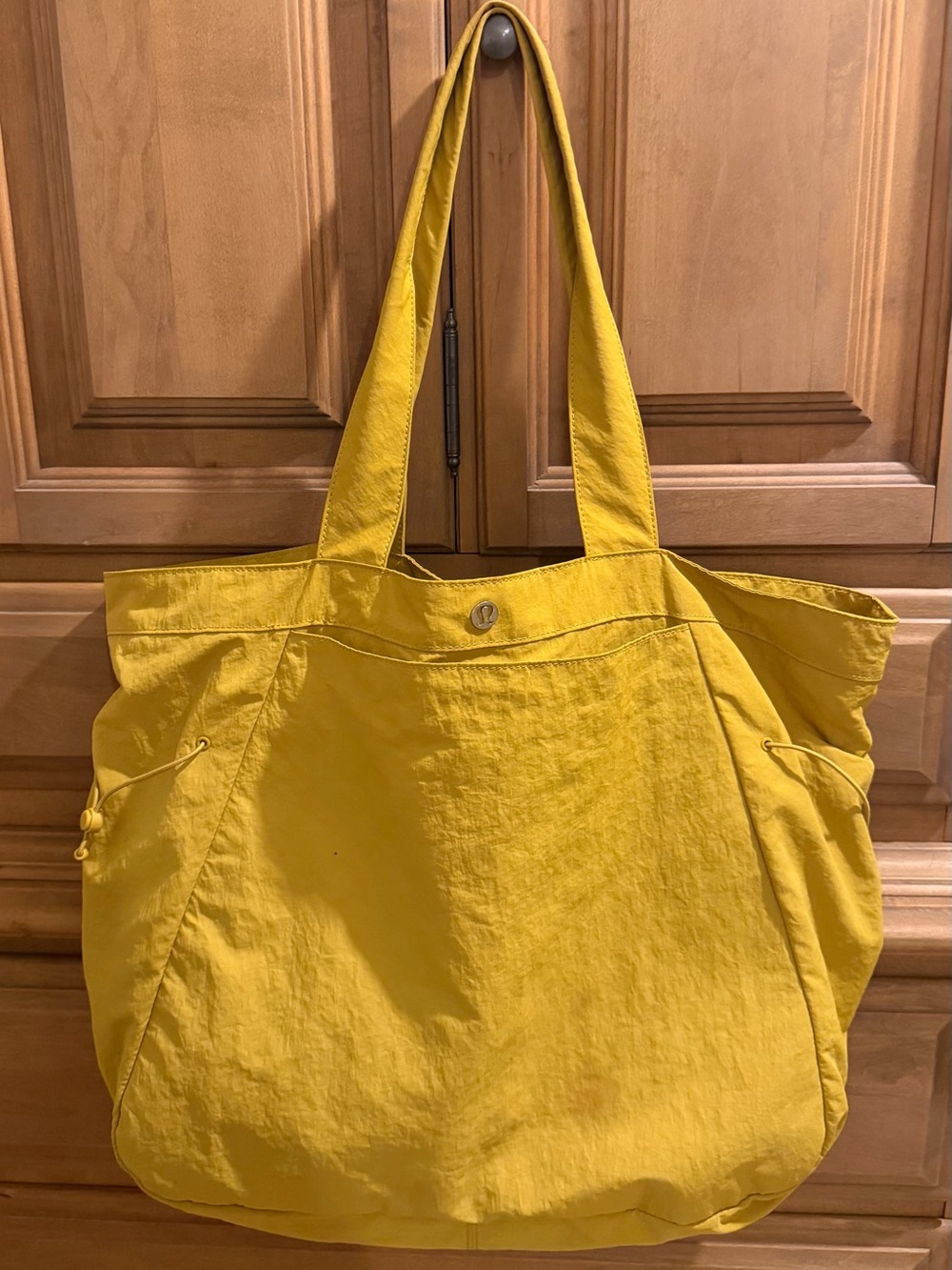 Lululemon Mustard Tote Bag